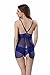 Barelove Women's lace Chemise Babydoll Nightgown Lingerie with Underwire(XL,Bule) Blue