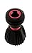 Ultimate Fireman's Heavy Duty Water Hose Nozzle with 5 Spray Patterns, Flow Control Valve & Two Way Shut-Off for Water Control - Garden Hose Nozzle Sprayer for All Your Watering Needs - Red