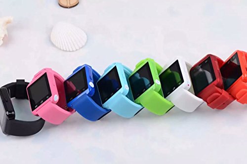 Colofan Smartwatch Luxury U8 Bluetooth Smart Watch WristWatch Phone with Camera Touch Screen for IOS Iphone Android Smartphone Samsung Smartphone (white)