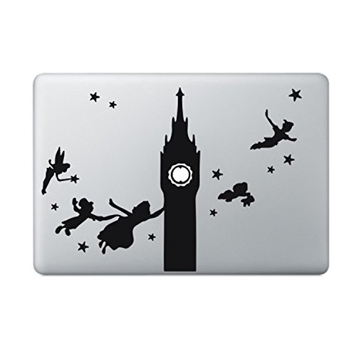 image for CPS Peter Pan Disney Clock Tower Vinyl Decal Sticker for Macbook Air/P