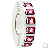 2017 Oregon Medical Universal Symbol OLCC Marijuana Compliant Strain Labels - 1000pcs