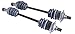 East Lake Axle front cv axles set for Arctic Cat 400/500 / 650 2005 only
