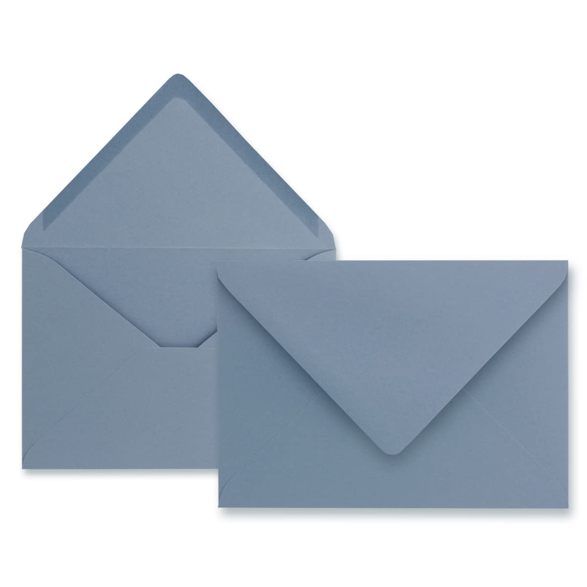 Envelopes in grey-blue - 75 pieces - DIN C5 envelopes 22.0 x 15.4 cm - wet-glued without window - Christmas, greeting cards - FarbenFroh series — image 1