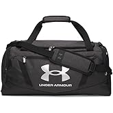 Under Armour Unisex Undeniable 5.0 Duffle, (011) Black Medium Heather/Black/Metallic Silver, Small