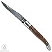 Laguiole knife, Stainless blade, Exotic wood handle with the shepherd's cross. Lg 22cm