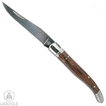 LAGUIOLE Folding knife Laguiole exotic wood handle. Stainless ... LAGUIOLE Folding knife Laguiole exotic wood handle. Stainless ...
