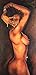Sparkle - Fred Mathews 18x35.5 Black Framed - Nude Lady African American Black Art Print Wall Decor Poster #9a24