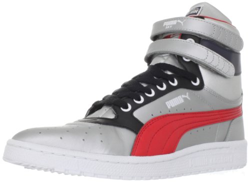 puma silver high tops