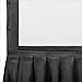Visual Apex Projector Screen with Stand Black Screen Skirt Drape Kit (EL) 60
