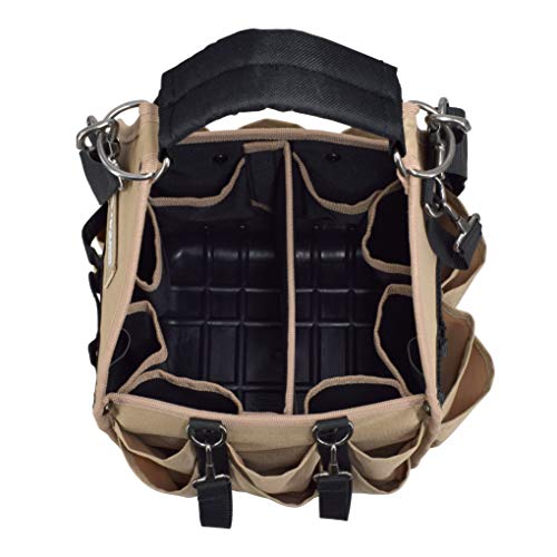 Jackson Palmer Medium 9" Tool Tote Carrier, 27 Pockets (Electrical and