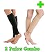 HealthyNees 2 Pairs Combo Set Calf Slimming Compression Leg Toning Shin Shaper Boost Circulation Sleeve