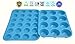 Muffin Pans - Cupcake Pan - Muffin Tin - Cupcake Tin - Silicone Mold Baking Pans - Large Muffin Top Pan 12 cups - Mini Muffin Pan 24 cup - Non Stick Bakeware Molds - Mini Cheesecake Pans