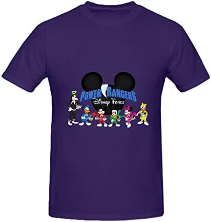KARLEE Custom Crew Neck Power Rangers Disney Force Men's T-shirt