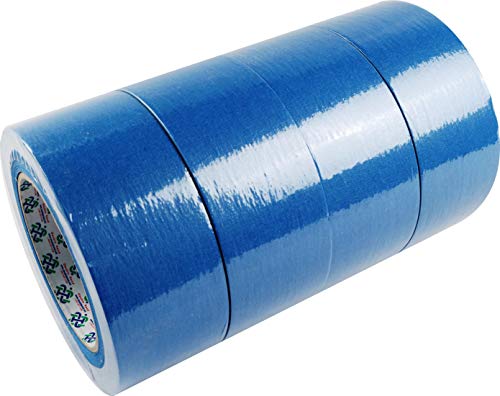 1.88"x 60yd 14 Day Clean Release Painters Tape, Painters Tape 2 Inch, Blue Painters Tape, Blue Tape 2 inch, Painter's Tape 2 inch, Blue Painters Tape 1.88 inch, Blue Masking Tape 2 inch, 4 Rolls - Thumbnail 2