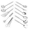 Tenta Kitchen 11PCS Stainless Steel Cooking Utensil set Kitchen Utensil set Cookware set Cooking Tools & Gadgets Backing…