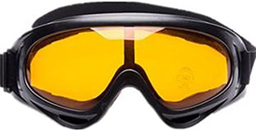gmgm UV Protection Ski Goggles Outdoor Sports Ski Glasses CS Army Tactical Military Goggles Windproof Snowmobile Bicycle Motorcycle Protective Glasses orange