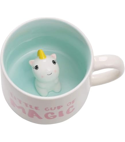 3d unicorn coffee mug made in usa Unicorn Mugs! – Sugar & Cotton main image 1