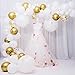 White & Gold Balloon Garland Kit (111, White & Gold)