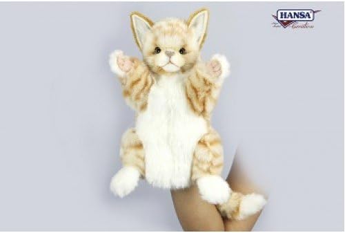 Hansa 7182 Cat Puppet, Ginger