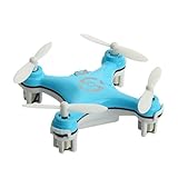 oneCase Cheerson CX-10 29mm 4 Channel 2.4GHz Radio Control RC Mini Quadcopter Helicopter Drone 6-Axis Gyro UFO with LED Flash Light - Light Blue