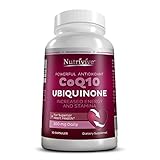Nutrivive High Absorption Coq10 Ubiquinone Capsules (200 mg) Coenzyme Q10 Capsules with 200mg of Pure Ubiquinone