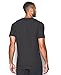 Under Armour Men's Charged Cotton Henley T-Shirt, Carbon Heather/Black, Medium
