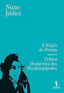 Livro A Noção de Poema seguido de Crítica Doméstica dos Paralelepípedos