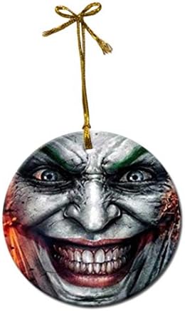 Joker Custom Fashion Porcelain Gift Christmas decorations hanging Ornaments