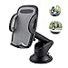 LSXD Car Mount Windshield/Dashboard Phone Holder with Quick Release Button and Stretchable Arm for iPhone X/iPhone 8/ iPhone 7 Plus/7/6, Samsung Galaxy Note and Most Smartphones - 6