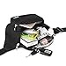 Fanny Pack for Men and Women, Yome Waist Pack Belt Bags with Adjustable Strap (Black)