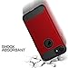 NabeCase Shockproof Case for iPhone 7 Sturdy and Durable and Slim Fit Case for iPhone 7, Red Black
