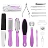 16-in-1-Professional-Foot-File-Pedicure-Kit-hicoosee-Nail-Toenail-Clipper-Dead-Foot-Skin-Remover-for-Foot-and-Hand 16 in 1 Professional Foot File Pedicure Kit, hicoosee Nail Toenail Clipper Dead Foot Skin Remover for Foot and Hand