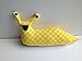 Yellow Banana Slug Plush / Yellow Stuffed Animal Banana Slug Plush