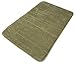 Yimobra Memory Foam Bath Mat Absorbent Soft Anti Slip Mat 24 X 15 Inch Light Moss (beige a little green)