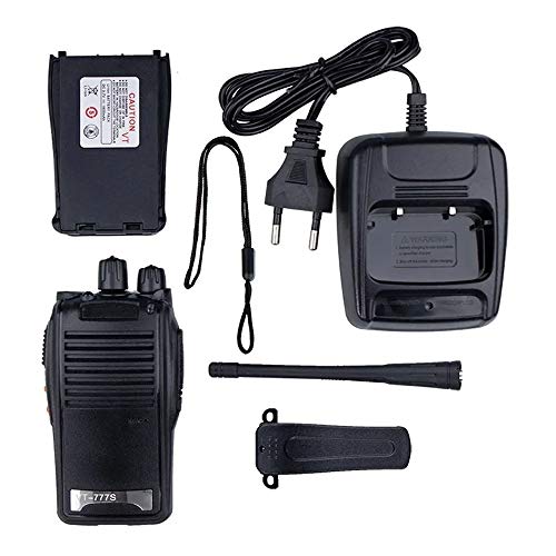Kit 2 Rádio Comunicador Walk Talk HT UHF 16 Canais Baofeng