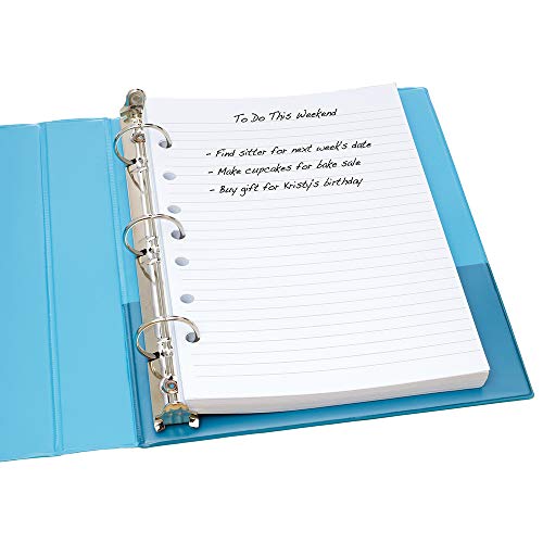 Avery Mini Binder Filler Paper for 3 Ring Binders or 7 Ring Binders, College Ruled, 5.5" x 8.5
