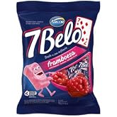 Arcor - 7 Belo Sabor Framboesa - Rasberry Chewable Candy 500 gr - Chew Candy