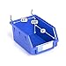 Right Arrange Pegboard Bins - 12 Pack Blue Large - Hooks to Any Peg Board - Organize Hardware, Accessories, Attachments, Workbench, Garage Storage, Craft Room, Tool Shed, Hobby Supplies, Small Parts
