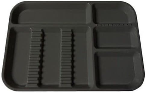 REDALAND Plasdent Dental Instrument Divided (Ritter) Setup Trays Size B Autoclavable 1/Pack FDA (Black)