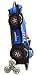 Fenza Racing Trolley - Childrens Carry-on Hand Luggage Racing Car Design (Blue)