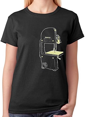 VetiVer Women's I Love My Bandsaw T-Shirt XX-Large Black