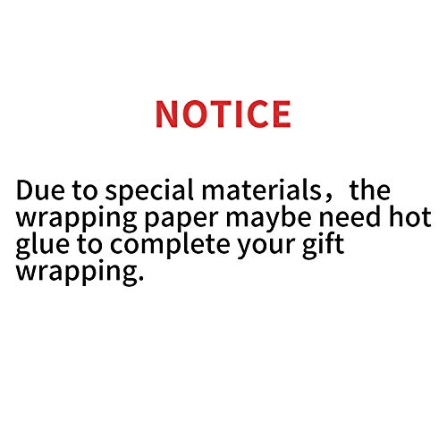 image for RUSPEPA Gift Wrapping Paper Roll- Green Paper with Rainbow Shiny for W