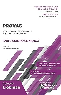 Livro Provas: atipicidade, liberdade e instrumentalidade