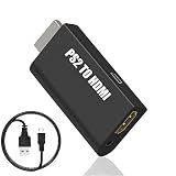 PS2 to HDMI Converter Adapter, ALife Video Converter PS2 to HDMI Converter with 3.5mm Audio Output for HDTV HDMI Monitor Supports All PS2 Display Modes