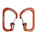Nite Ize SlideLock Carabiner Aluminum, Size #2, Orange