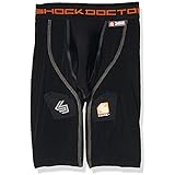 Shock Doctor Compression Shorts with Bio-Flex Supporter Cup Included. Youth & Adult Men Boys