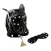 PU Leather Doggy Style Sex Full Hood Mask with Eyes Patch & Mouth Zipper