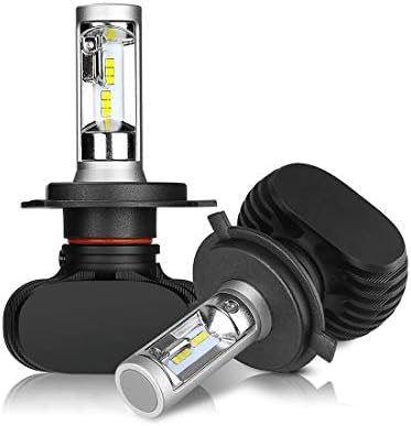 H4 LED Headlight Bulbs LED Headlamp Bulbs White Light,CSP Chips 50W 8000 Lumens 6500K Car Headlight Bulbs HB2 9003 Hi/Lo Xenon White Extremely Bright Conversion Kit Fog Light 2 Years Warranty - 2 Pack