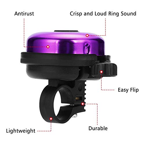 image for iLiveX Bike Bell, Upgraded Bicycle Bell, Bike Ringer Bell for Kids and