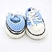 Crochet Baby Sneaker Booties Unisex Gender Neutral - Crib Shoes for Infant or Newborn - Baby Shower Gifts for Boy or Girl - Shoes for Babies - Baby First Shoes - Blue, Pink, Yellow, Turquoise